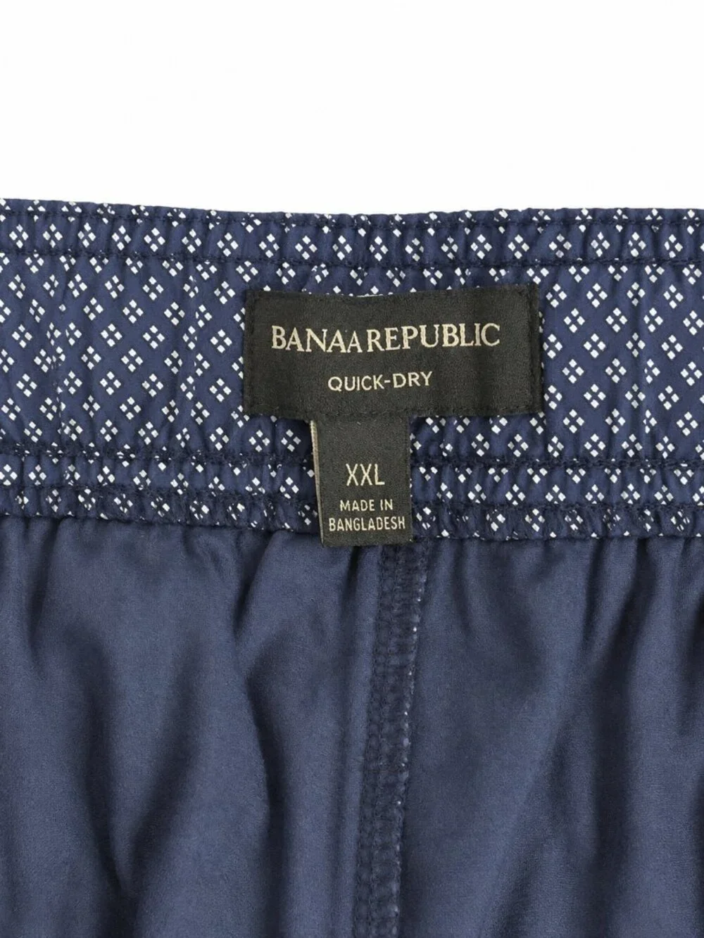 Banana Republic Deck Shorts Men XXL Navy Blue Quick Dry Stretch Coastal Preppy